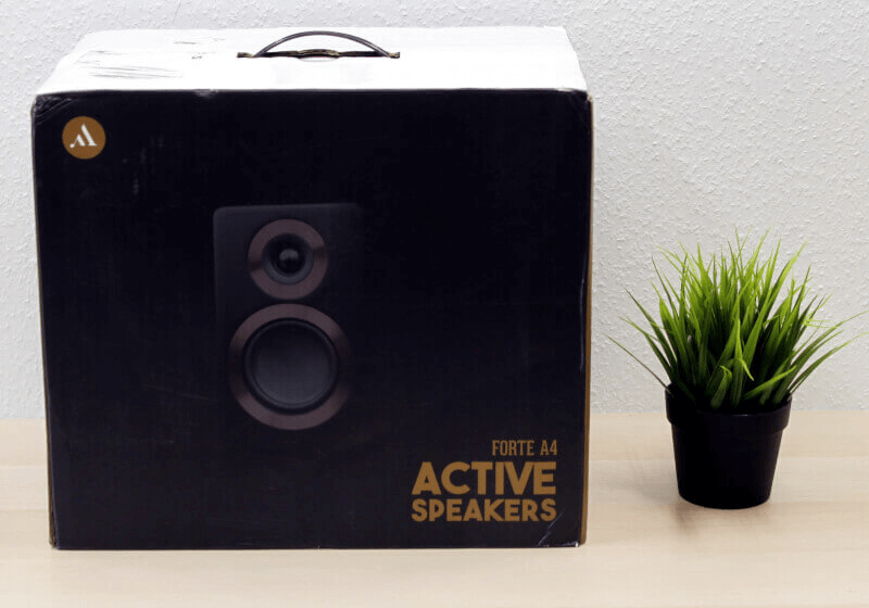 forte a4 bluetooth boxen verpackung